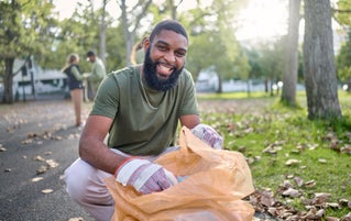 black man environmental cleanup